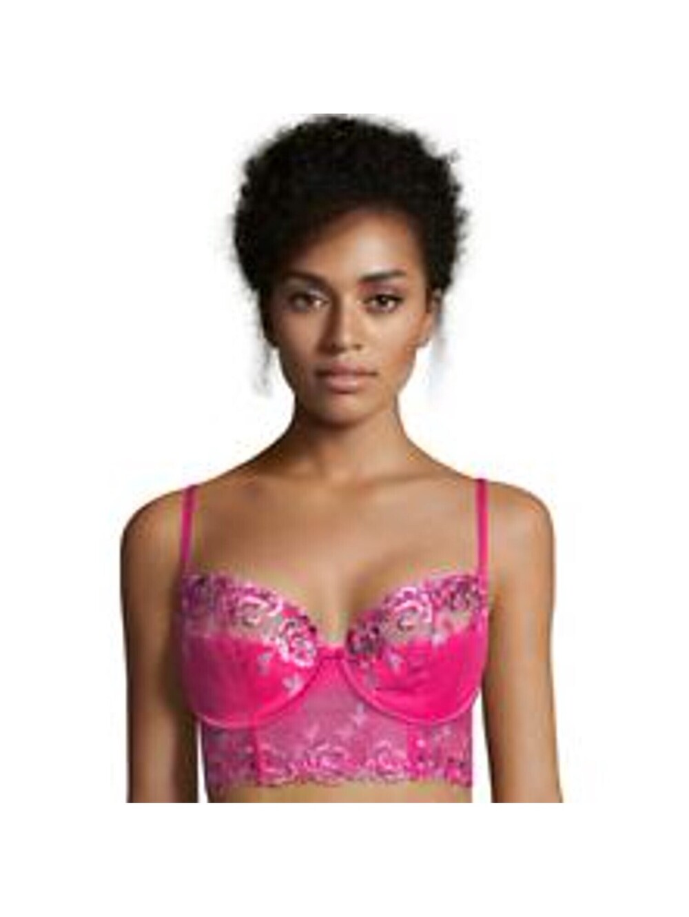 Maidenform Womens Extra Sexy Embroidered-Lace Balconette Bra Size 34D